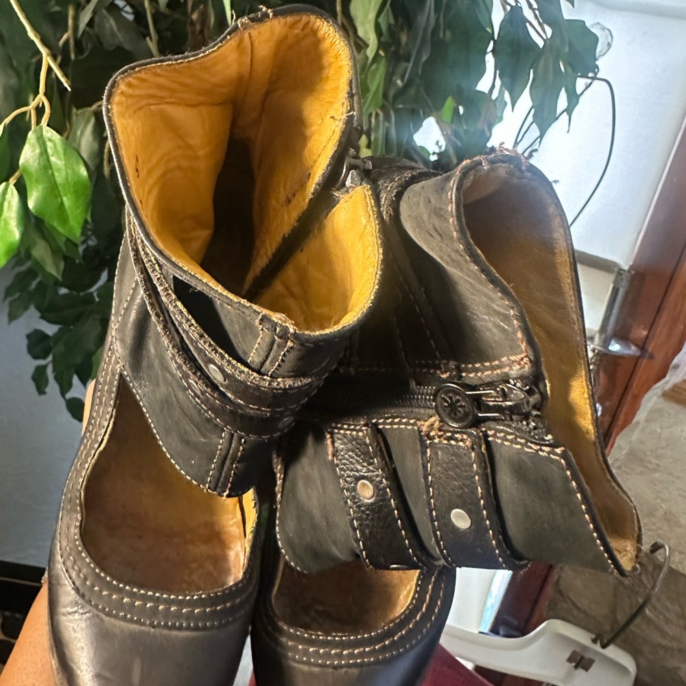 The art company  Black Heeled Booties leather39  Sale! 🔥 - Picture 7 of 14